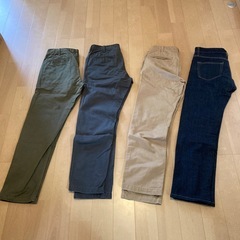 【単品お話中】ユニクロ　メンズ
パンツ4枚　セットで割引　
