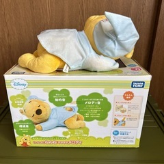 大切に使ってくださる方に差し上げます！　ディズニー　くまのプーさん　ぬいぐるみ　胎内音メロディー　お昼寝ぐっすり　タカラトミー　の画像