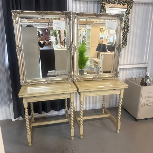 サロンテーブル、ミラーセット