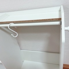 美品ニトリ キッズハンガーラックの画像