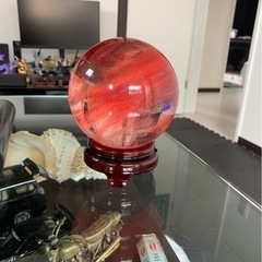 水晶玉台座付きの画像