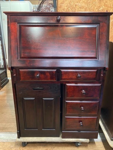 北の匠 ライティングビューロー ドレッサー 民芸家具 中古