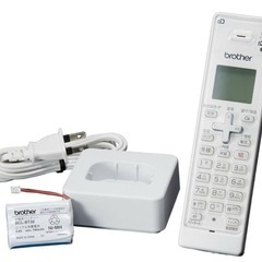 【未使用品】Brother 電話機 増設用子機 BCL-D120K-WH 充電器