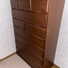 木製チェスト（7段）差し上げますの画像