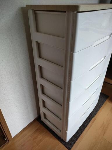 美品★6段チェスト★ウッドトップ