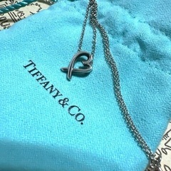 Tiffany ティファニーラビングハートネックレス