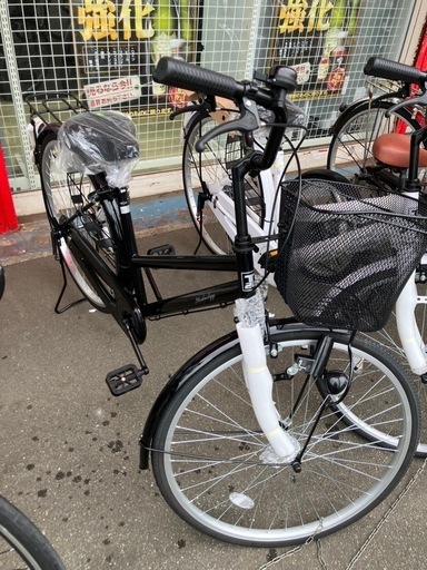 未使用品 新品 26インチ自転車 21テクノロジー1年保証付きNo.1098● ※現金、クレジット、スマホ決済対応