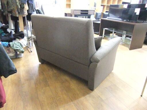 2人掛けソファ ファブリック 幅133×奥85×高92cm コンパクト 二人掛け 長椅子 ソファー 家具 札幌市 厚別区