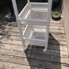 キッチン　サイド収納台の画像