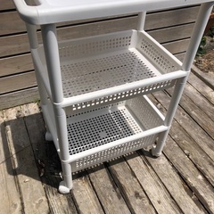 キッチン　サイド収納台の画像