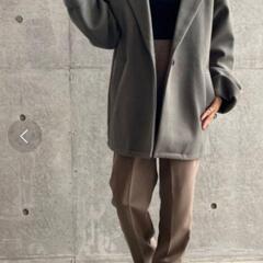 エステルツイルセンタープレステーパードパンツ