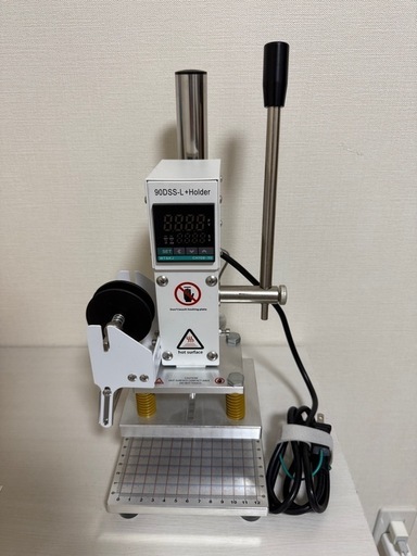 【超美品6千円相当おまけつき】TOAUTO 箔押し機 ホットスタンプ レザークラフト
