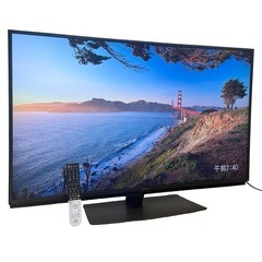 ◯シャープ 4K 50V型 液晶テレビ BS/CS4Kチューナー内蔵 SHARP 4T-C50CN1 アクオス 50インチ ネット動画対応 中古品■ジモティ姫路