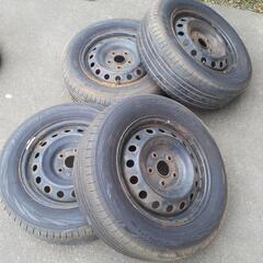 中古タイヤ鉄ホイール　195/6515R 4本