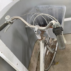 自転車パンクしてますの画像