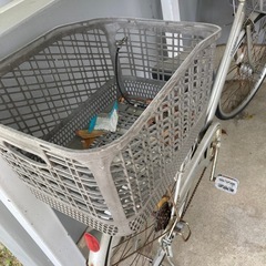 自転車パンクしてますの画像