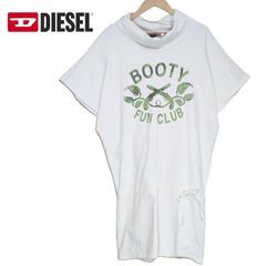 DIESEL ディーゼル ワンピース チュニック プリント ロゴ 半袖