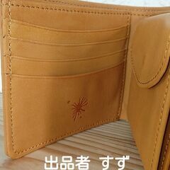 【MIHARA YASUHIRO（ミハラヤスヒロ）】　新品　未使用　二つ折り　財布　 炙り出しの画像