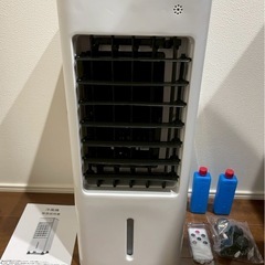 冷風機 冷風扇風機 6L 大容量水タンク リモコン操作 自動首振り キャスターの画像