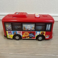 （お話し中）【電池付き】しゅっぱつ！おしゃべりアンパンマン 路線バス　乗り物　のりもの　働く車の画像