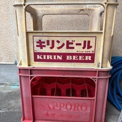 ビール瓶ケース  20本入り　2箱　の画像
