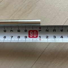 《決定》(๑^ᴗ^)ﾉ ٩(･̑◡･̑๑)【未使用】ステンレスパイプ(パイプ受け、ネジ付き)🪛DIYにいかがでしょう？の画像