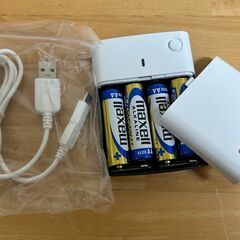 アルカリ電池充電器　単三電池　4本　　USB　【J291】の画像