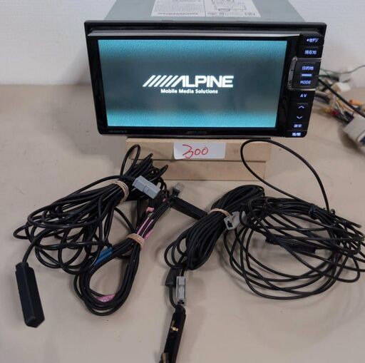 冬ギフト  300 作動品 アルパイン VIE-X007W-B Bluetooth カーナビ