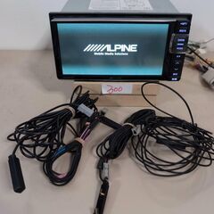 300 作動品 アルパイン VIE-X007W-B Bluetooth