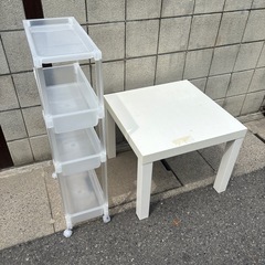 IKEA机と隙間ワゴン