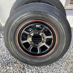 ハイエース　社外15インチアルミの画像