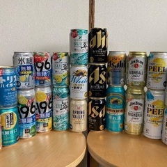 ③ お酒 23本　ビール　チューハイ