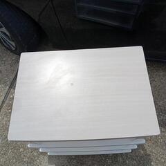 USED【木製天板】プラスチックチェストの画像