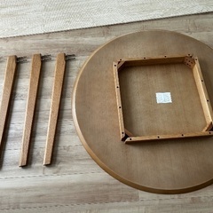 【美品】108cm 丸テーブルの画像