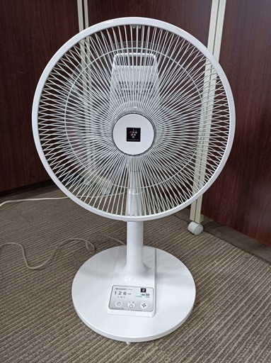 ★八5256【美品】SHARP　シャープ　2023年製　扇風機   PJ-R3AS-W 本体のみ
