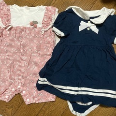 【4枚新品】半袖ロンパース7点の画像