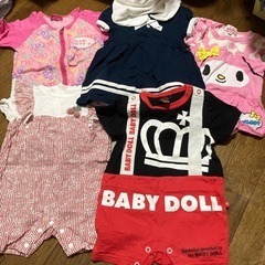 【4枚新品】半袖ロンパース7点の画像
