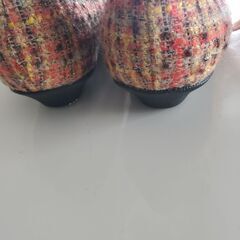 オレンジシューズの画像