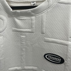 サマーニットTシャツ　size S⇒ロゴ入り新品！オシャレなシャツです！の画像