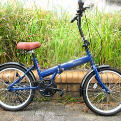 中古自転車 REBEZEL ミニサイクル ミニベロ 折り畳み 自...