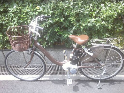 463 パナソニック新機種電動アシスト自転車viviNX 26インチシルバーアルミ