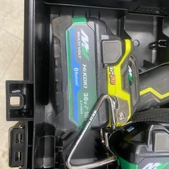 HiKOKI(ハイコーキ)36V 充電式 インパクトドライバ ー Bluetooth機能付蓄電池・WH36DD　リサイクルショップ宮崎屋佐土原店25.7.24Fの画像
