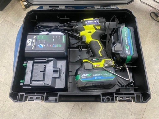 HiKOKI(ハイコーキ)36V 充電式 インパクトドライバ ー Bluetooth機能付蓄電池・WH36DD　リサイクルショップ宮崎屋佐土原店25.7.24F