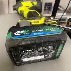 HiKOKI(ハイコーキ)36V 充電式 インパクトドライバ ー Bluetooth機能付蓄電池・WH36DD　リサイクルショップ宮崎屋佐土原店25.7.24Fの画像