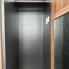 ★ジモティ割あり★TJ11715 (株)ニトリ　ファニチャー ワードローブ 茶 H202×D52.5×W86 クリーニング済みの画像