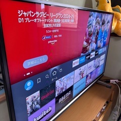 SHARP シャープ　LC-52XL20  52インチ 2014年製 液晶テレビ 4K相当　テレビ台とファイヤースティック付き