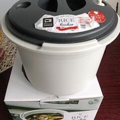 電子レンジだけでお米が炊ける！