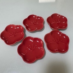  ナチュラルキッチン　梅　豆皿