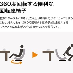 回転座椅子の画像