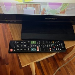 シャープAQUOS19インチ。の画像